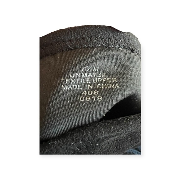 Unisa high boots black heel Size 7.5 heel length 1.5" shaft 18" thank you - Picture 6 of 7